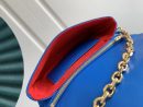 1:1 Replica Louis Vuitton Coussin PM Pochette Shoulder Bag Blue Red M80743 Luxury Bag For Women -  20cm