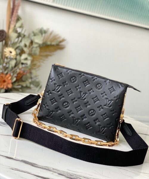 1:1 Replica Louis Vuitton Coussin PM Black M57790 Luxury Bag For Women -  26cm