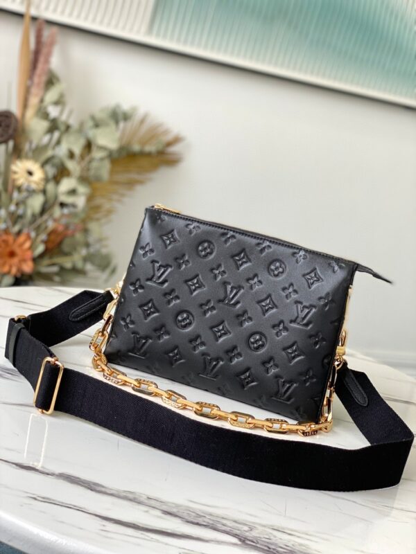 1:1 Replica Louis Vuitton Coussin PM Black M57790 Luxury Bag For Women -  26cm