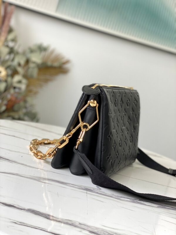 1:1 Replica Louis Vuitton Coussin PM Black M57790 Luxury Bag For Women -  26cm