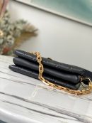 1:1 Replica Louis Vuitton Coussin PM Black M57790 Luxury Bag For Women -  26cm