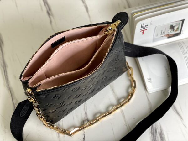 1:1 Replica Louis Vuitton Coussin PM Black M57790 Luxury Bag For Women -  26cm
