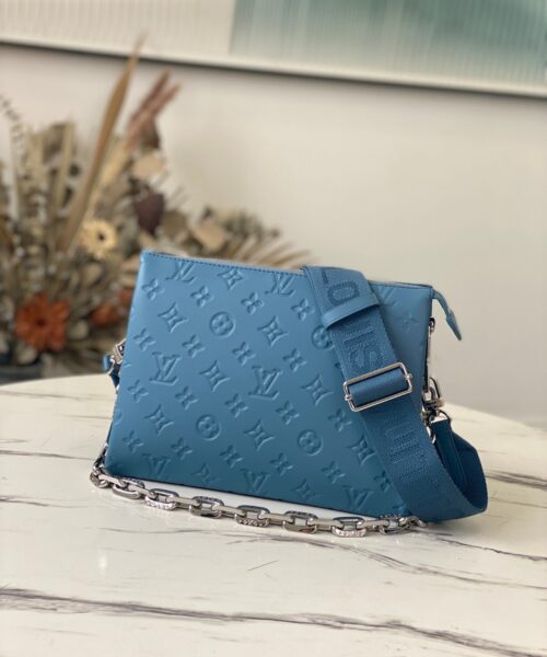 1:1 Replica Louis Vuitton Coussin PM Blue M57791 Luxury Bag For Women -  26cm