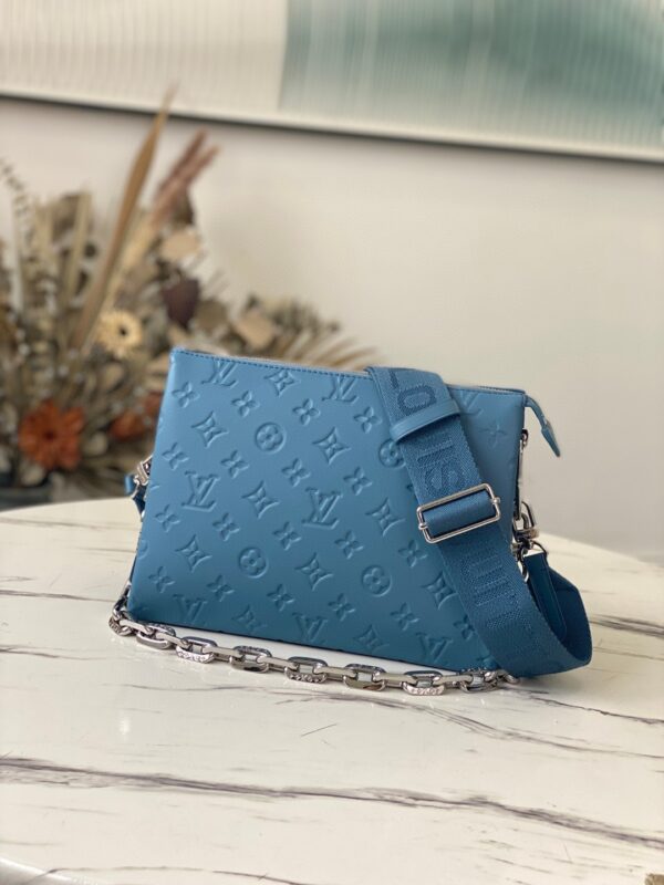 1:1 Replica Louis Vuitton Coussin PM Blue M57791 Luxury Bag For Women -  26cm
