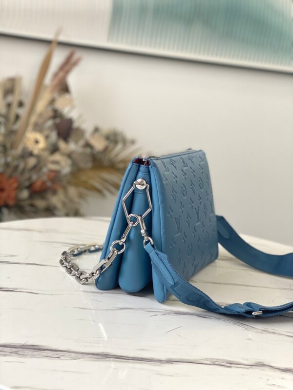 1:1 Replica Louis Vuitton Coussin PM Blue M57791 Luxury Bag For Women -  26cm