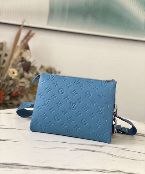 1:1 Replica Louis Vuitton Coussin PM Blue M57791 Luxury Bag For Women -  26cm