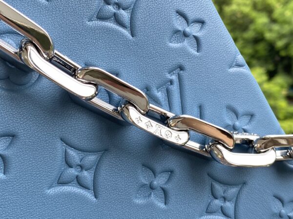1:1 Replica Louis Vuitton Coussin PM Blue M57791 Luxury Bag For Women -  26cm