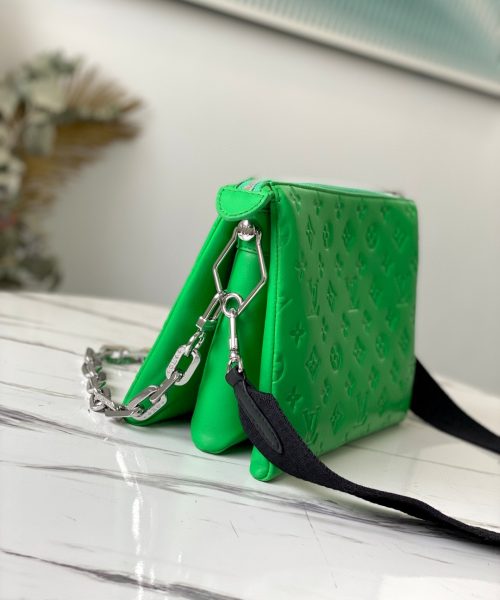 1:1 Replica Louis Vuitton Coussin PM Green M57936 Luxury Bag For Women -  26cm