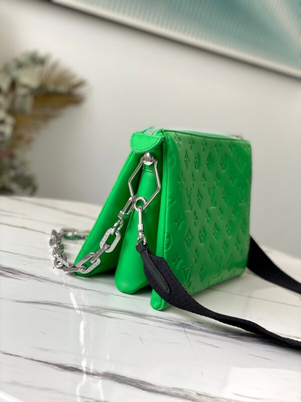 1:1 Replica Louis Vuitton Coussin PM Green M57936 Luxury Bag For Women -  26cm