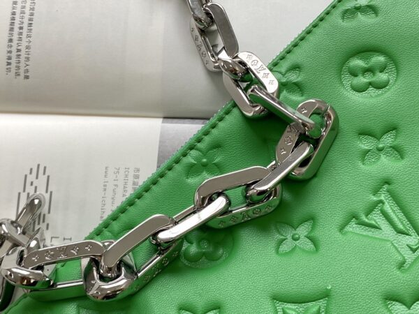 1:1 Replica Louis Vuitton Coussin PM Green M57936 Luxury Bag For Women -  26cm
