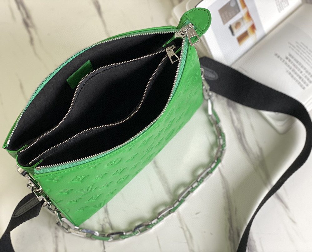 1:1 Replica Louis Vuitton Coussin PM Green M57936 Luxury Bag For Women -  26cm