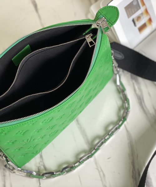 1:1 Replica Louis Vuitton Coussin PM Green M57936 Luxury Bag For Women -  26cm
