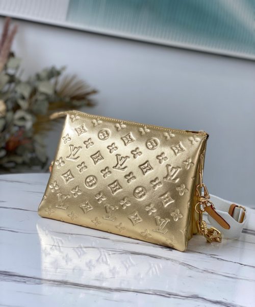 1:1 Replica Louis Vuitton Coussin PM gold M57790 Luxury Bag For Women -  26cm