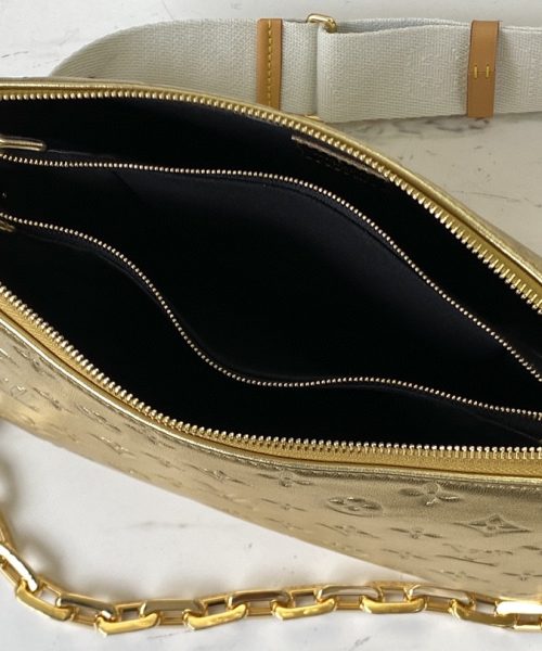 1:1 Replica Louis Vuitton Coussin PM gold M57790 Luxury Bag For Women -  26cm