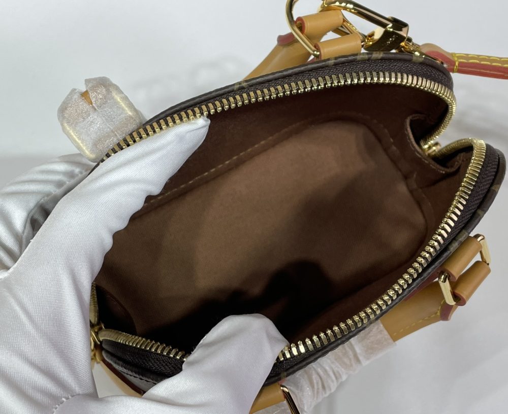 1:1 Replica Louis Vuitton LV Nano Alma Monogram Luxury Bag For Women M82717 - 18cm