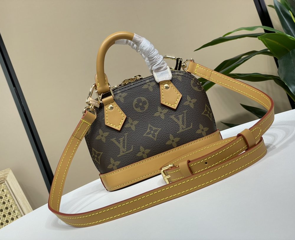 1:1 Replica Louis Vuitton LV Nano Alma Monogram Luxury Bag For Women M82717 - 18cm