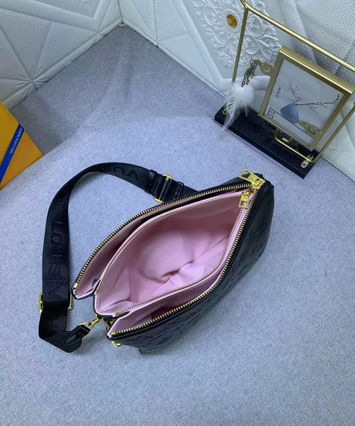 1:1 Replica Louis Vuitton Coussin PM Black M57790 Luxury Bag For Women -  26cm
