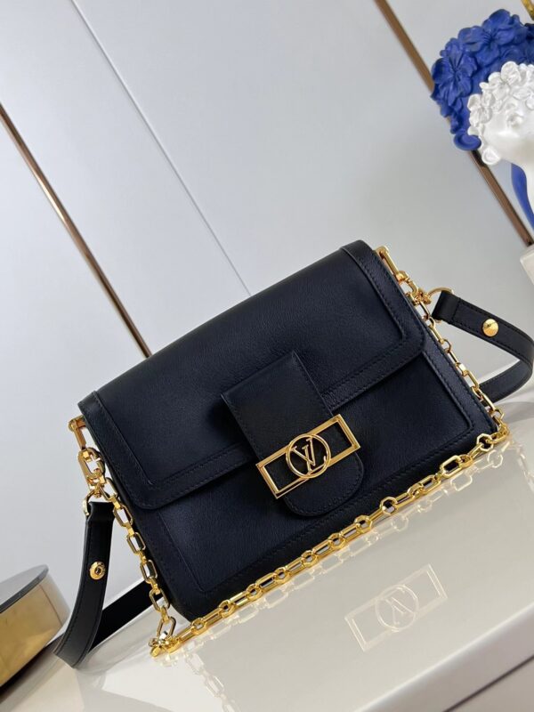 1:1 Replica Louis Vuitton LV Dauphine Soft MM H27 Luxury Bag For Women M25209 - 24cm