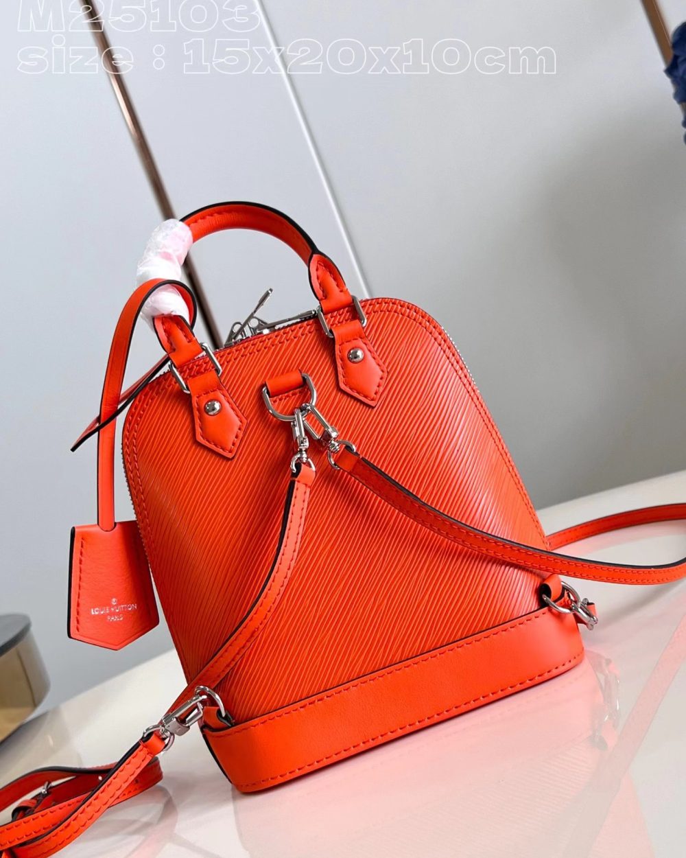 1:1 Replica Louis Vuitton LV Alma Backpack Epi Luxury Bag For Women M25104 - 20cm