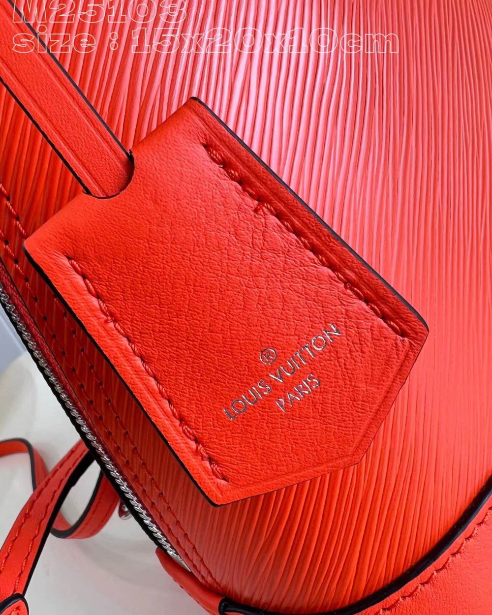 1:1 Replica Louis Vuitton LV Alma Backpack Epi Luxury Bag For Women M25104 - 20cm