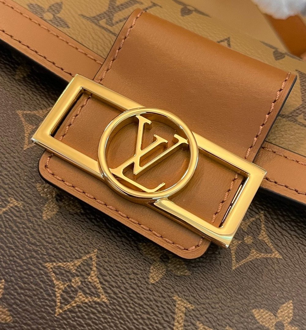 1:1 Replica Louis Vuitton LV Dauphine Capitale Luxury Bag For Women M46751 - 17.5cm