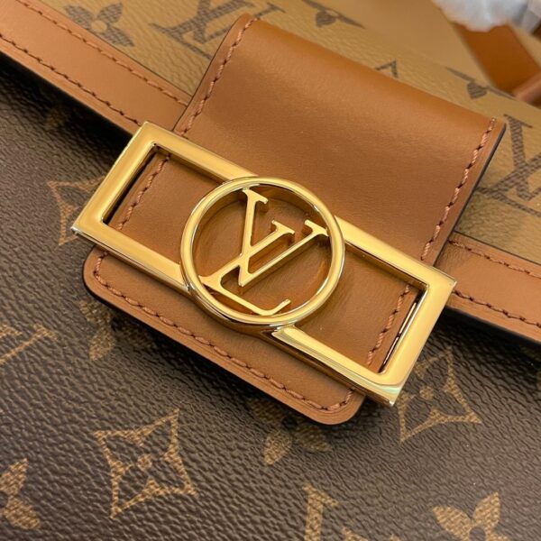 1:1 Replica Louis Vuitton LV Dauphine Capitale Luxury Bag For Women M46751 - 17.5cm