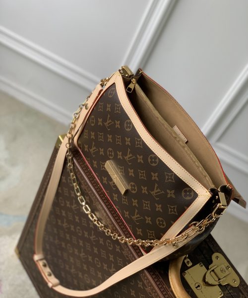 1:1 Replica Louis Vuitton LV Dauphine Soft GM Monogram Luxury Bag For Women M47149 - 28cm