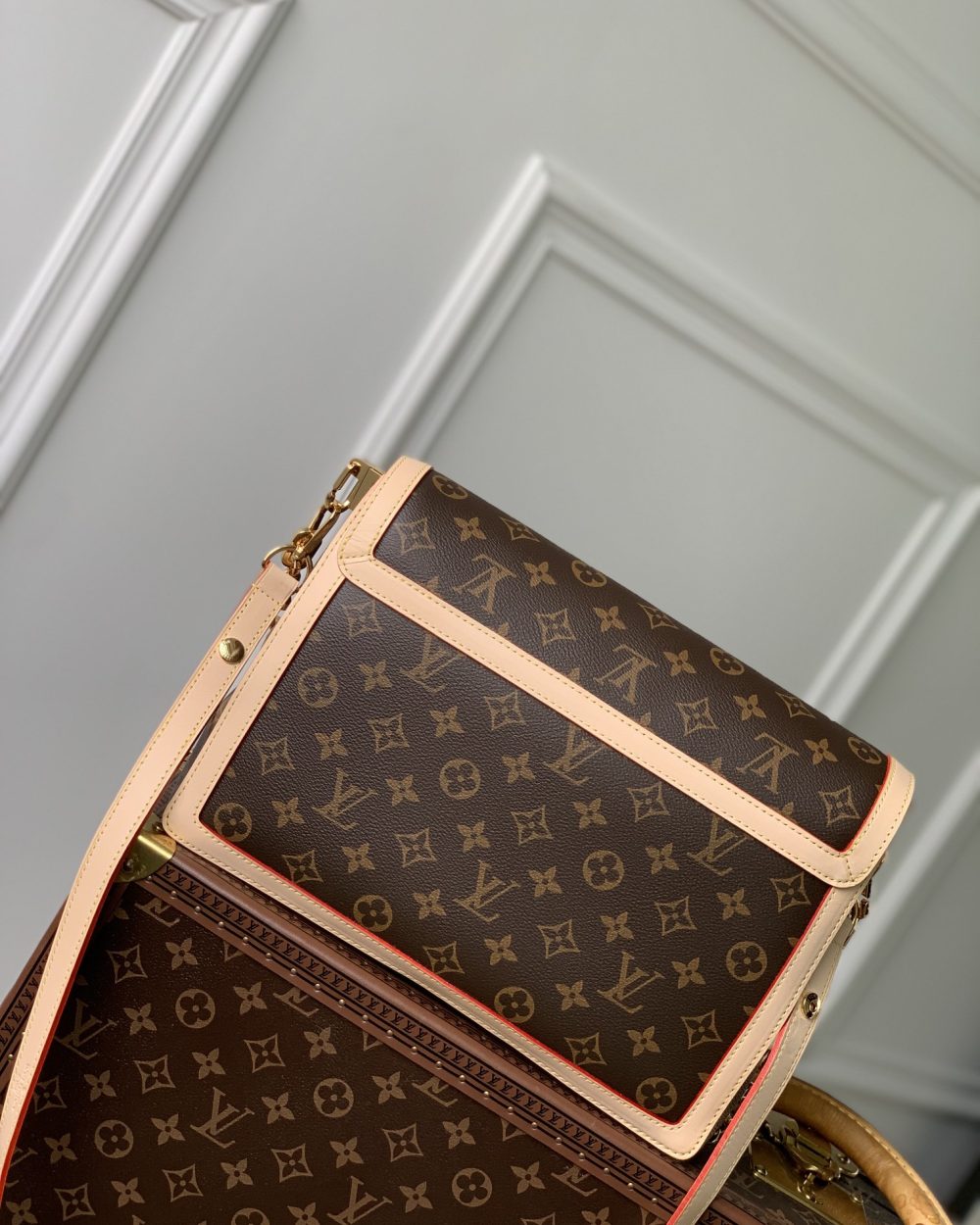 1:1 Replica Louis Vuitton LV Dauphine Soft GM Monogram Luxury Bag For Women M47149 - 28cm