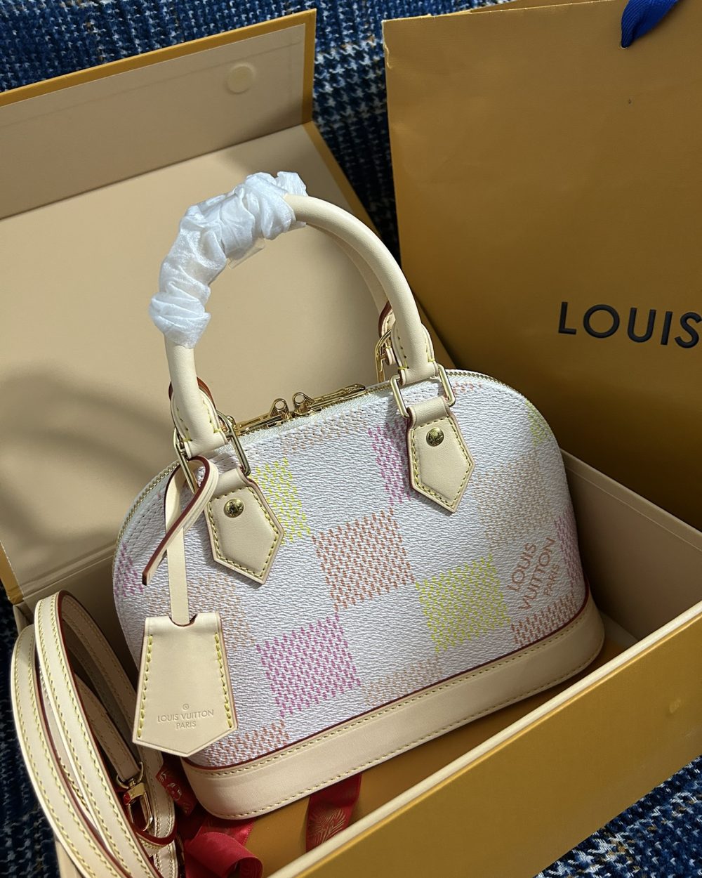 1:1 Replica Louis Vuitton LV Alma BB D15 Luxury Bag For Women N40516 - 23.5cm