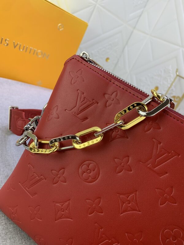 1:1 Replica Louis Vuitton Coussin PM Date Red M59275 Luxury Bag For Women -  26cm