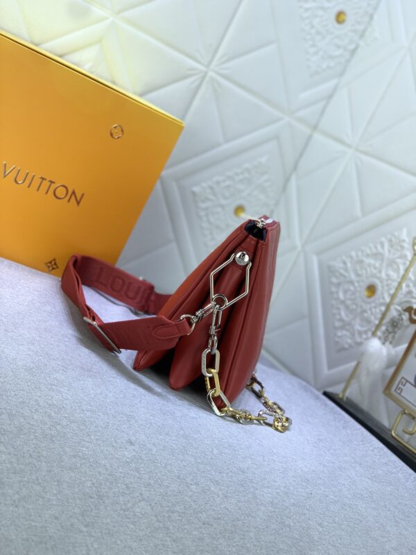 1:1 Replica Louis Vuitton Coussin PM Date Red M59275 Luxury Bag For Women -  26cm