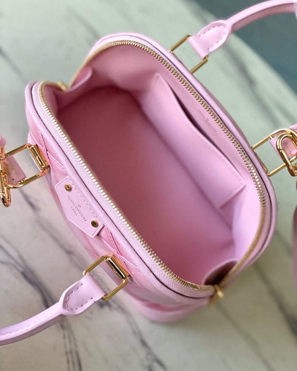 1:1 Replica Louis Vuitton LV Alma BB Malletage Luxury Bag For Women M24453 - 23.5cm