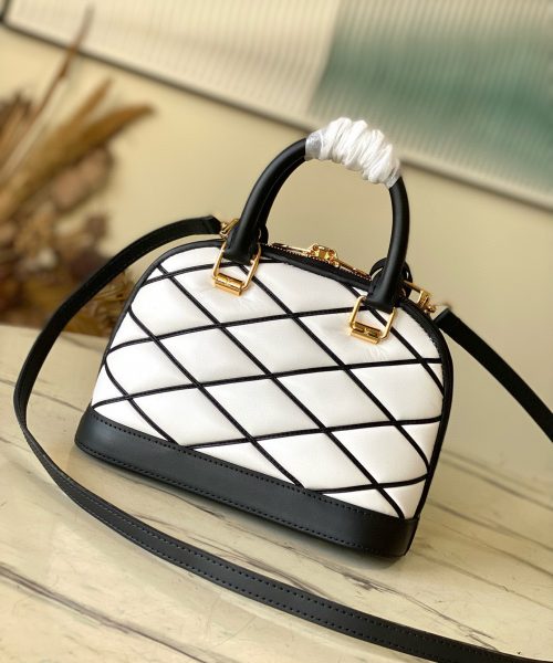 1:1 Replica Louis Vuitton LV Alma BB Malletage Luxury Bag For Women M23666 - 23.5cm