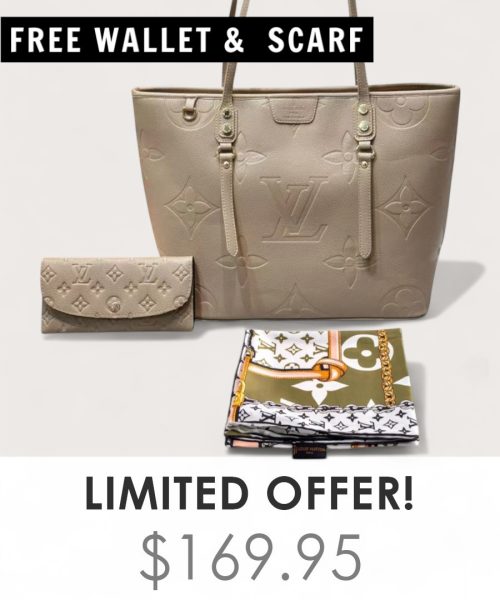 Big Bag + Gifts (FREE LV Wallet & FREE LV Scarf)