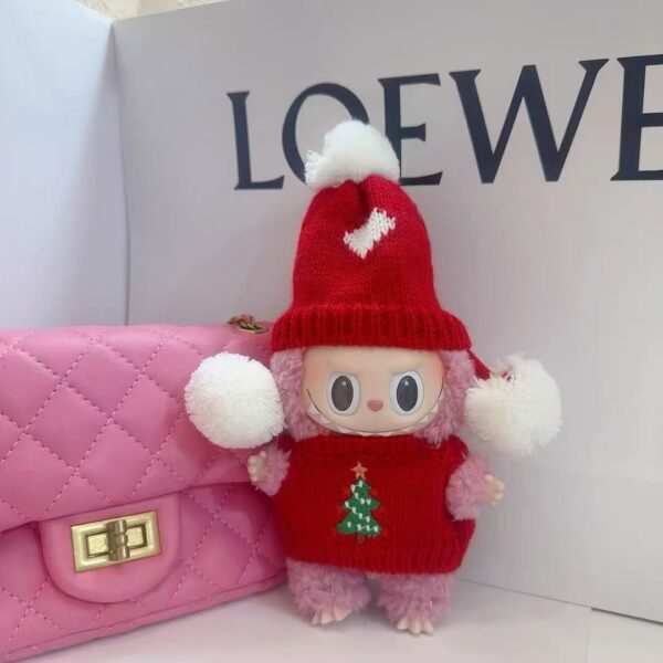 Christmas Labubu Bag Charm