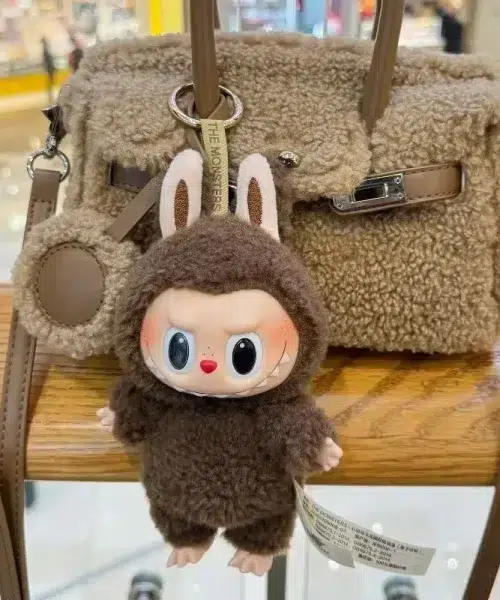 Chestnut Cocoa Labubu Bag Charm