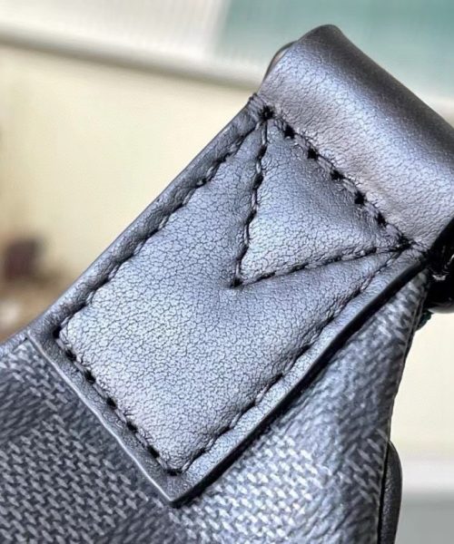 [REP 1:1] Louis Vuitton Damier Graphite Discovery Bumbag Unique Bag For Unisex N40187 - 47cm