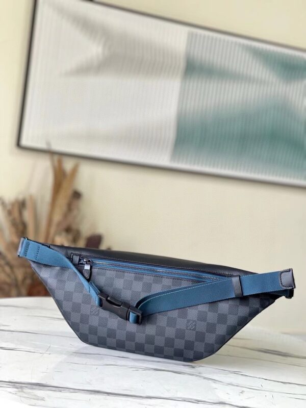 [REP 1:1] Louis Vuitton Damier Graphite Discovery Bumbag Unique Bag For Unisex N40187 - 47cm