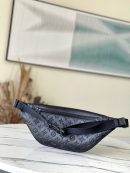 [REP 1:1] Louis Vuitton Discovery Bumbag Monogram Shadow Waist Body Black bag Unique Bag For Unisex M44388 - 47cm