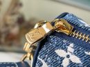 [REP 1:1] Louis Vuitton Nano Speedy Monogram Jacquard Denim Blue Unique Bag For Women M81168 - 16cm