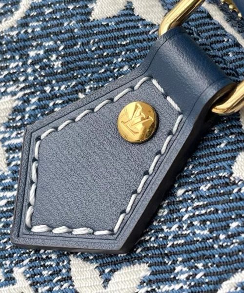 [REP 1:1] Louis Vuitton Nano Speedy Monogram Jacquard Denim Blue Unique Bag For Women M81168 - 16cm