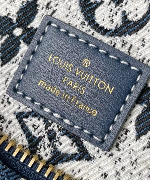[REP 1:1] Louis Vuitton Nano Speedy Monogram Jacquard Denim Blue Unique Bag For Women M81168 - 16cm