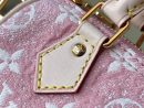[REP 1:1] Louis Vuitton Nano Speedy Monogram Jacquard Denim Pink Unique Bag For Women M81213 - 16cm