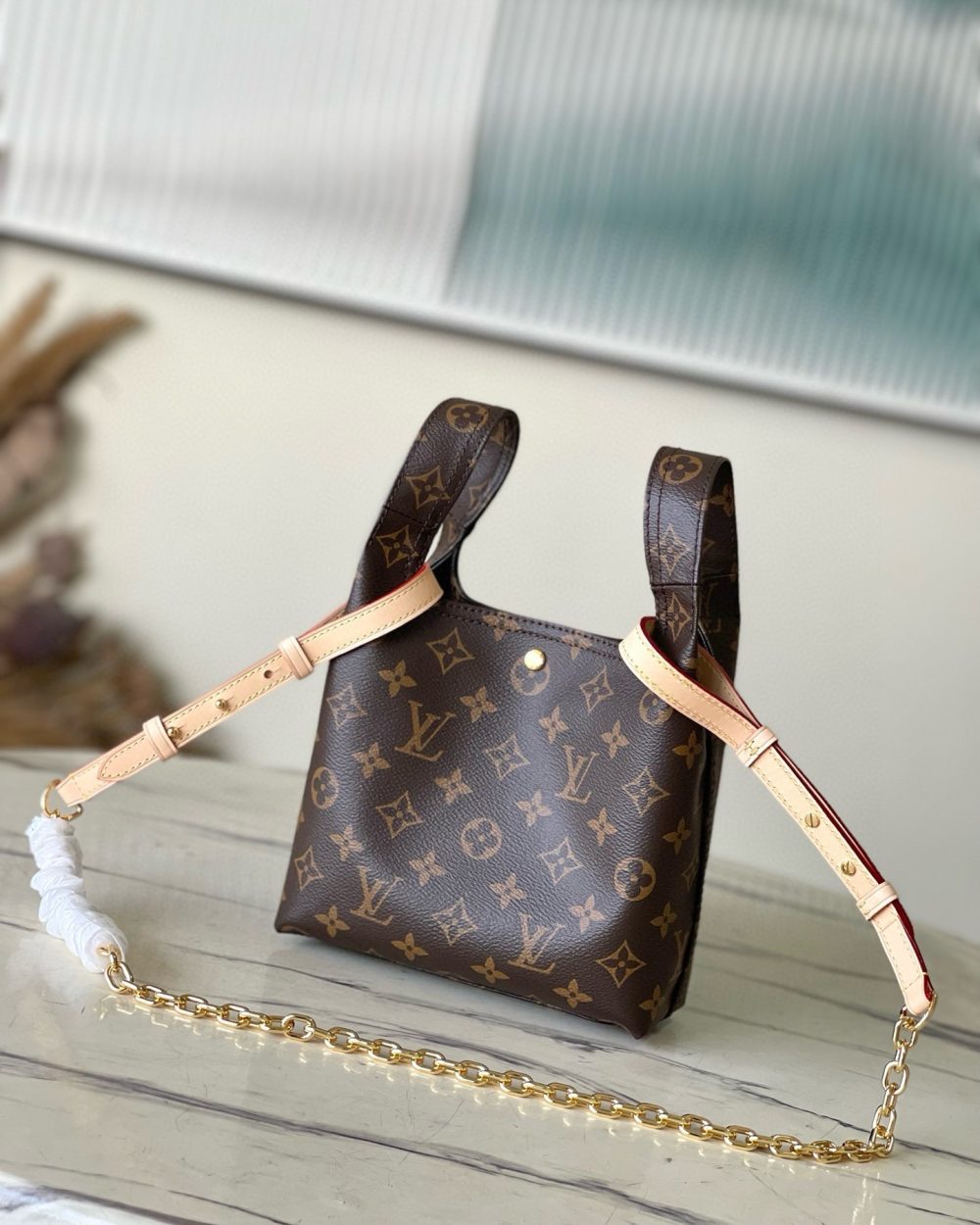 [REP 1:1] Louis Vuitton Atlantis BB Monogram Reverse Canvas Unique Bag For Women M46816 - 17cm