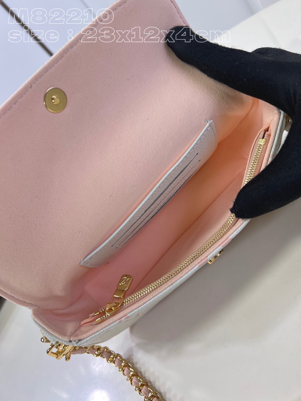 [REP 1:1] Louis Vuitton Wallet on Chain ivy monogram empreinte Unique Bag For Women M82210 - 23.5cm - Image 7