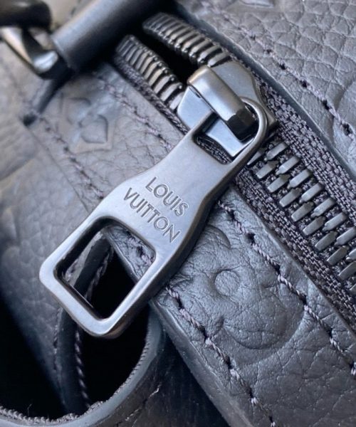 [REP 1:1] Louis Vuitton Steamer Messenger Black Taurilon Monogram Unique Bag For Women M57307 - 23.5cm
