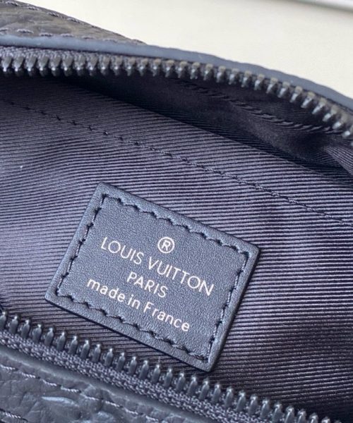 [REP 1:1] Louis Vuitton Steamer Messenger Black Taurilon Monogram Unique Bag For Women M57307 - 23.5cm