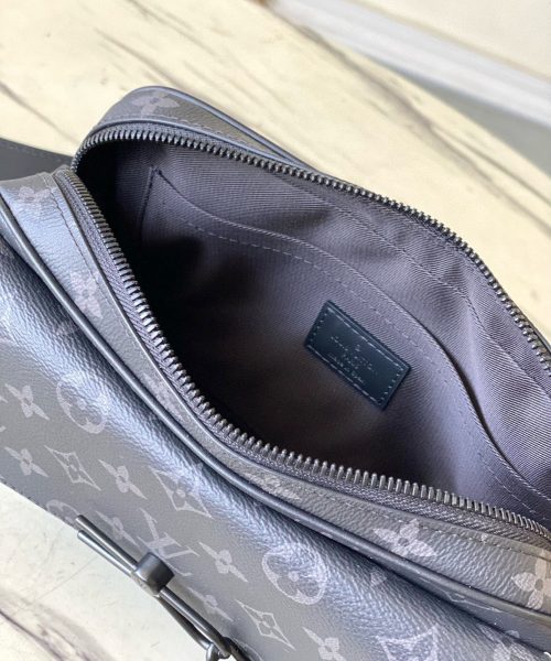 [REP 1:1] Louis Vuitton Steamer Messenger Monogram Eclipse Unique Bag For Women M46795 - 24cm