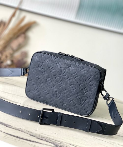 [REP 1:1] Louis Vuitton Steamer Messenger Monogram Taurillon Leather LG G90 Unique Bag For Women M23742 - 24cm