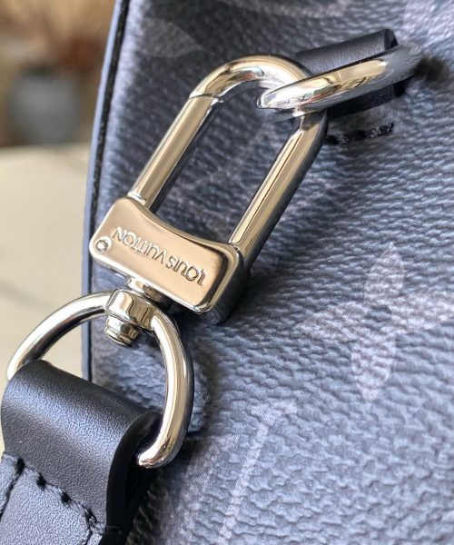 [REP 1:1] Louis Vuitton Nano Steamer Monogram Eclipse Unique Bag For Unisex M82774 - 18cm